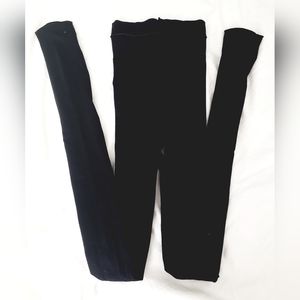 Hanes Black Opaque Control Top Tights